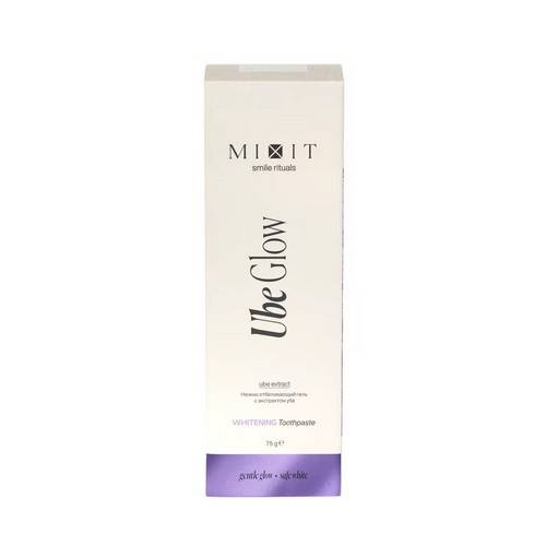 Паста-гель зубная MIXIT Ube Glow для нежного отбеливания, 75 г