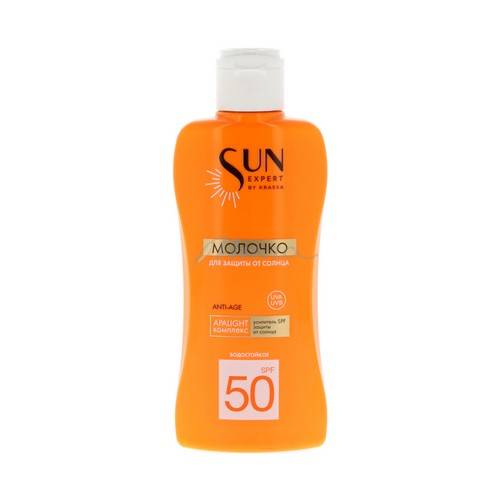 Молочко для защиты от солнца KRASSA Sun Expert, SPF 50 , 180 мл