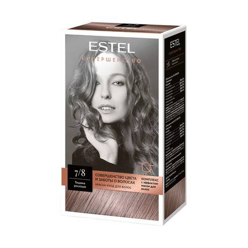 Краска-уход для волос ESTEL Совершенство, тон 7/8 русый жемчужный