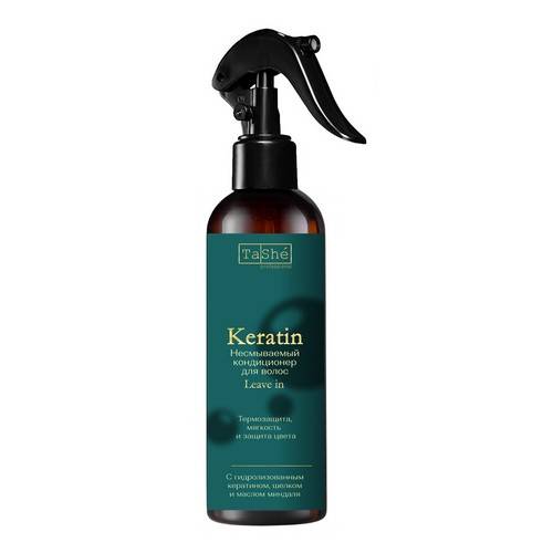 Кондиционер для волос TASHE Professional Keratin Несмываемый, 200 мл