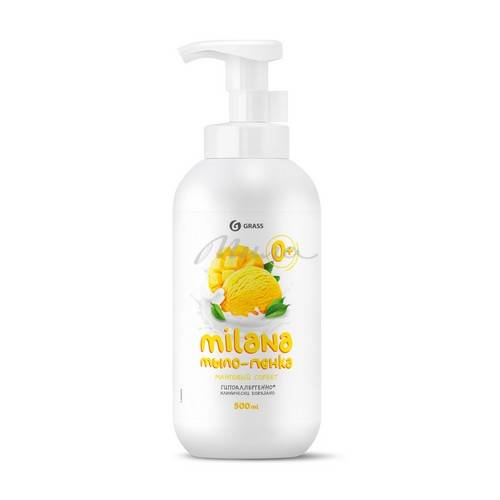 Мыло-пенка GRASS Milana Манговый сорбет, 500 мл