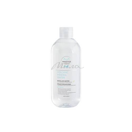 Вода мицеллярная MASSTIGE Volcanic Mineral Water для чувствительной кожи, 400 мл