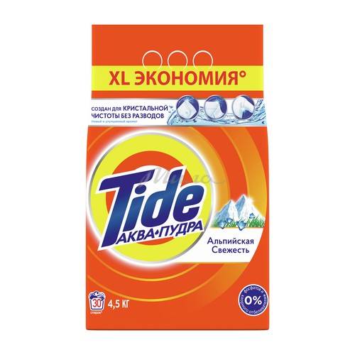 Порошок стиральный TIDE Альпийская свежесть автомат, 4.5 кг