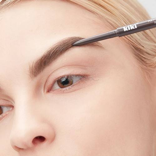 Карандаш для бровей KIKI Artist Eye Super Slim, тон 74 темный шоколад new #2