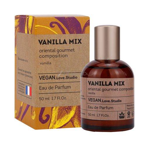 Вода парфюмерная VEGAN Love Studio Vanilla Mix для женщин, 50 мл