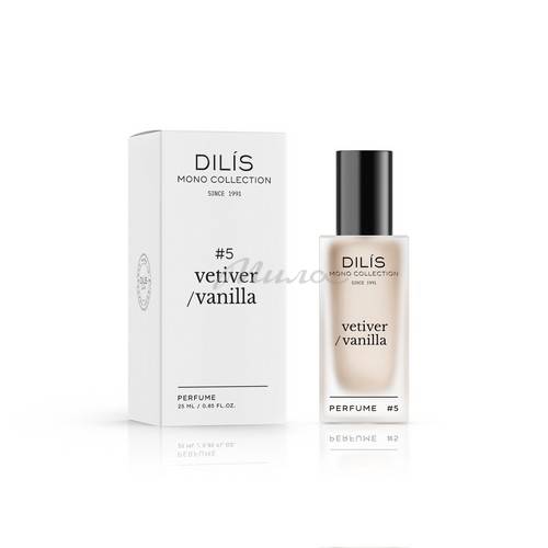 Духи для женщин DILIS Mono Collection Vetiver Vanilla, 25 мл