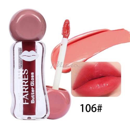 Помада-блеск для губ FARRES Butter Gloss Liquid Lipstick, тон 06