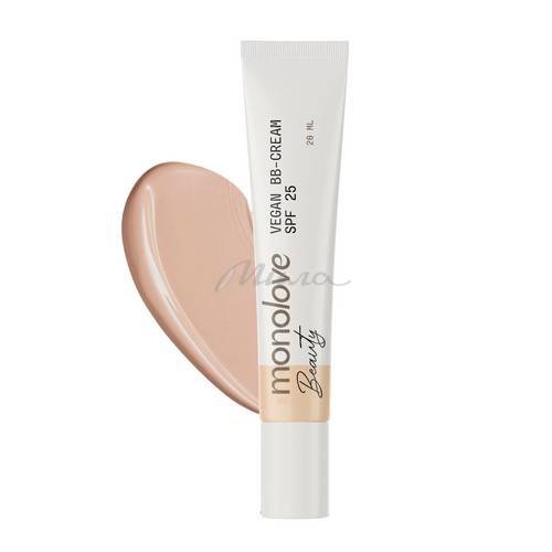 BB Крем MONOLOVE BEAUTY для всех типов кожи Vegan SPF 25, тон 1, 20 мл #2