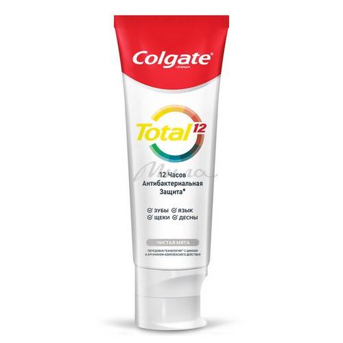 Паста зубная COLGATE Total 12 Чистая мята, 75 мл #3