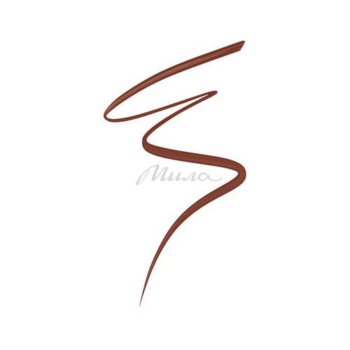 Подводка для глаз STELLARY с кистью-аппликатором, тон 02 Brown #3