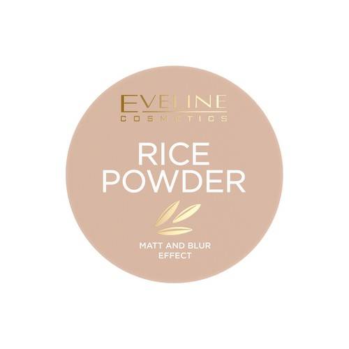 Пудра для лица EVELINE COSMETICS прозрачная рисовая с матирующим эффектом