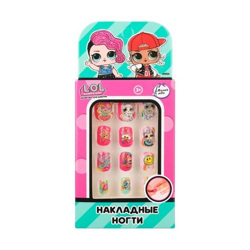 Ногти накладные МИЛАЯ ЛЕДИ ЛОЛ в коробке, арт.128547-LOL-ML