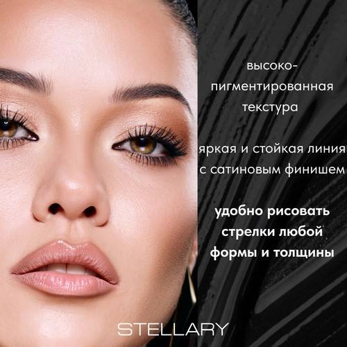 Подводка для глаз STELLARY Zebra Precision Ultra Black #4