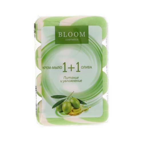 Крем-мыло BLOOM COSMETICS 1+1 Олива, 4х90 г #2