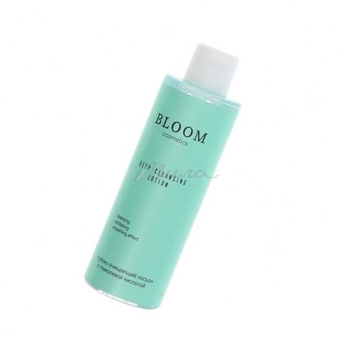 Лосьон для лица BLOOM COSMETIC Глубоко очищающий с гликолевой кислотой, 200 мл #4