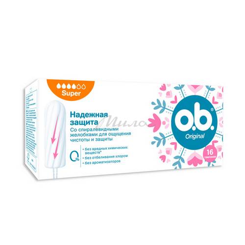 Тампоны женские O.В. Super Original, 16 шт #3