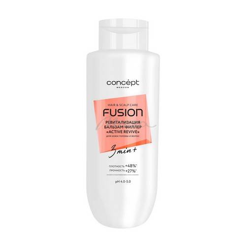 Филлер-бальзам для волос CONCEPT Fusion Active Revive Ревитализация, 500 мл