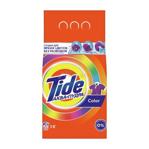 Порошок стиральный TIDE Color автомат, 3 кг