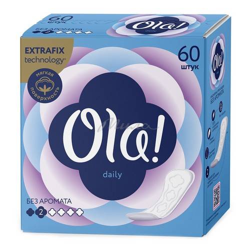 Прокладки ежедн. Ola! Daily 60шт