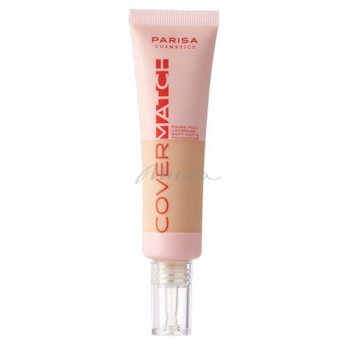 Тональная основа PARISA COSMETICS Cover Match, тон 203, 25 мл