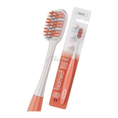 Щетка зубная комплексная BIOMED Pearl white средняя #2