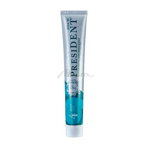 Паста зубная PRESIDENT Four Calcium 50 RDA, 75 г