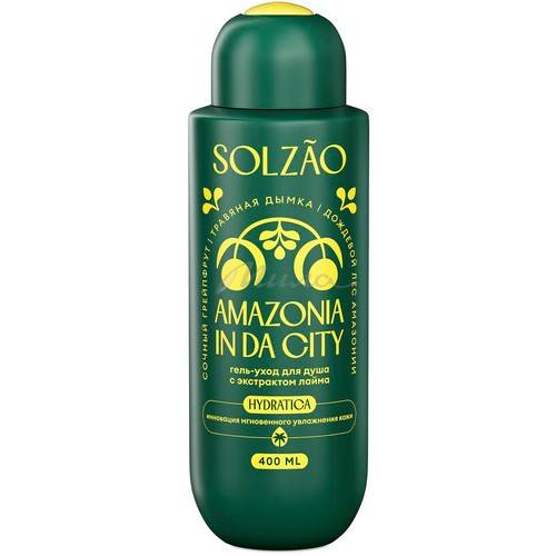 Гель для душа SOLZAO Amazonia с экстрактом лайма, 400 мл