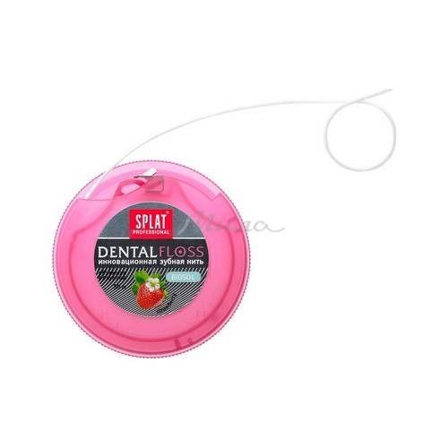 Нить зубная SPLAT объемная серии Professional DentalFloss с ароматом клубники, 30 м #5