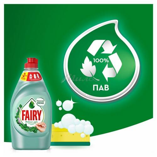 Средство для мытья посуды FAIRY Нежные руки Чайное дерево и мята, 650 мл #8