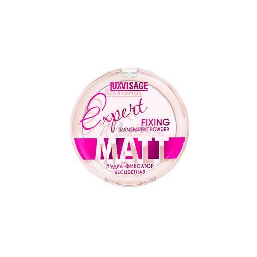 Пудра-фиксатор для лица LUXVISAGE Expert Matt Бесцветная, 9 г
