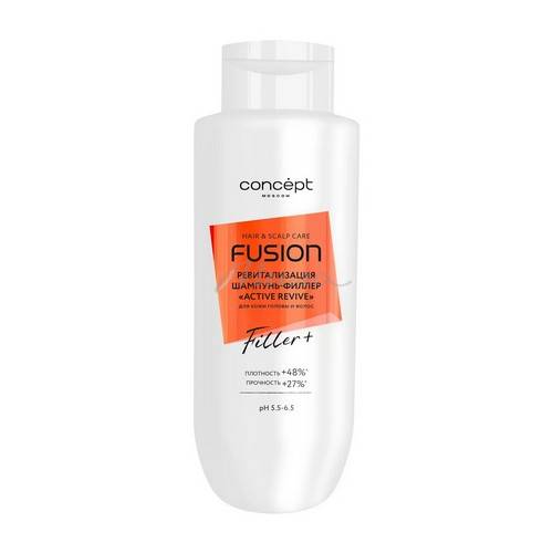 Шампунь-филлер для волос CONCEPT Fusion Active Revive Ревитализация, 500 мл
