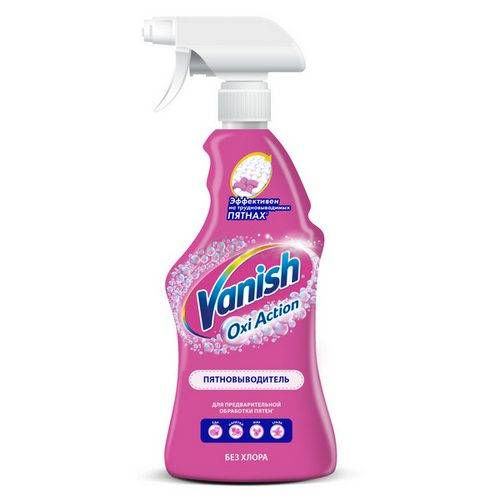 Пятновыводитель для тканей жидкий VANISH OXI Action для предварительной обработки пятен, 500 мл