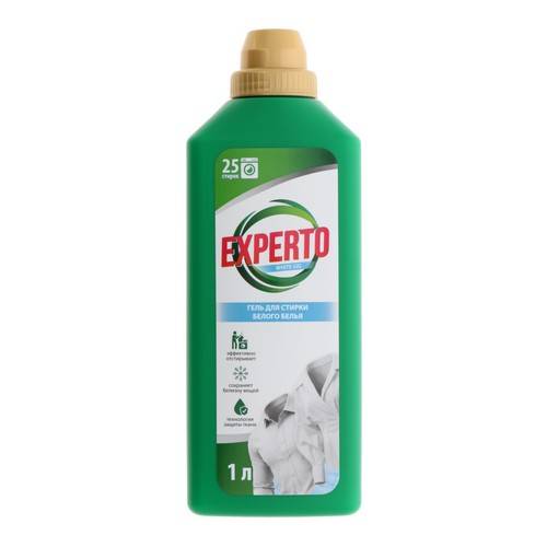 Гель для стирки EXPERTO для белого белья , 1 л