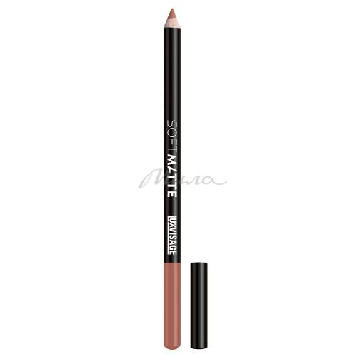 Карандаш для губ LUXVISAGE Soft Matte, тон 610, 1,5 г