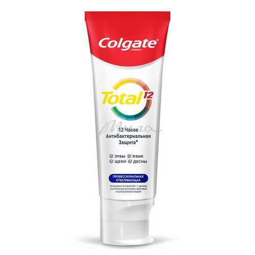 Паста зубная COLGATE Total 12 Профессиональная отбеливающая, 75 мл #3