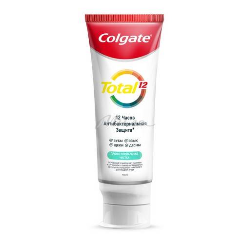 Паста зубная  COLGATE Total 12 Профессиональная чистка гелевая, 75 мл #3