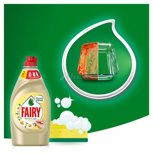 Средство для мытья посуды FAIRY Нежные руки Ромашка и витамин Е, 1.35 л #9