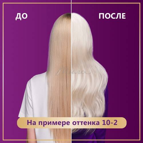 Крем-краска для волос ПАЛЕТТ стойкая, тон C10(10-1) Серебристый блондин #8