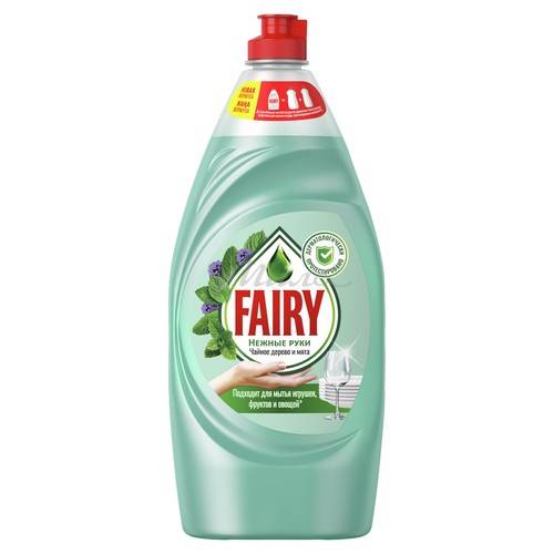 Средство для мытья посуды FAIRY Нежные руки Чайное дерево и мята, 900 мл #2