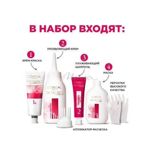 Крем-краска для волос L'OREAL Excellence, тон 9.1, 190 мл #4