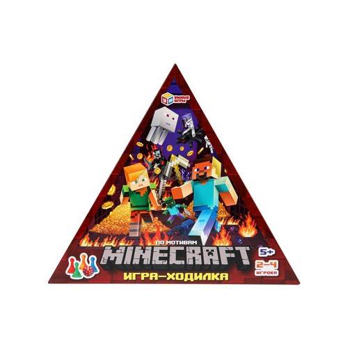 Игра настольная для детей УМНЫЕ ИГРЫ Minecraft