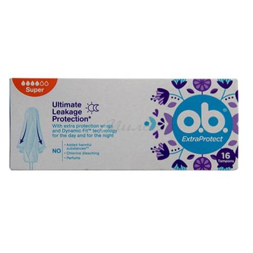 Тампоны O.B. ExtraProtect Super, 16 шт