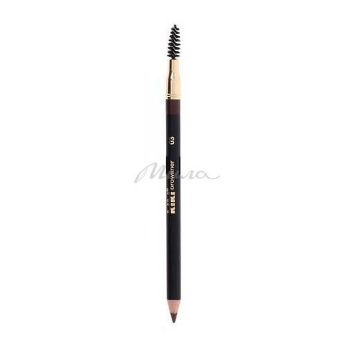 Карандаш для бровей KIKI Browliner с щеточкой, тон 03, 1.1 г