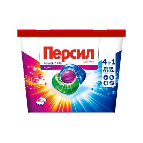 Средство для стирки ПЕРСИЛ Капс Колор, 21 шт