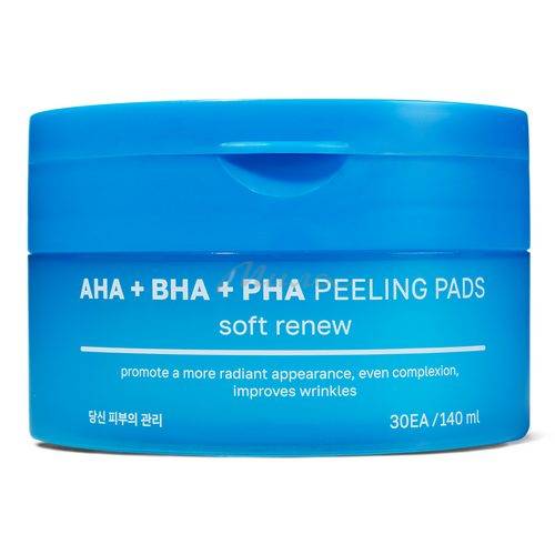 Пэды отшелушивающие NSC мягкое обновление кожи с AHA, BHA и PHA кислотами, 30 шт