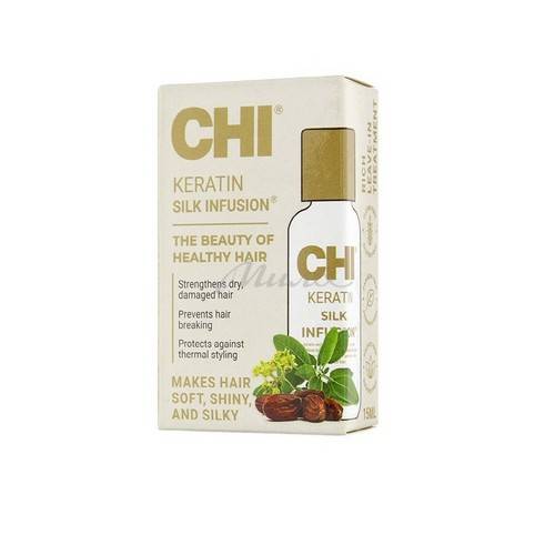 Сыворотка для волос восстанавливающая CHI Keratin Silk Infusion, 15 мл