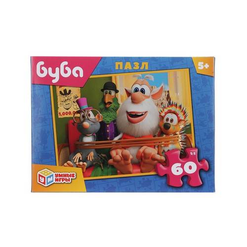 Пазлы развивающие для детей УМНЫЕ ИГРЫ Буба