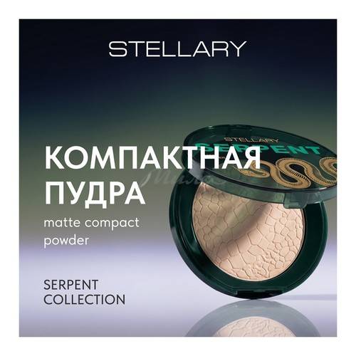 Пудра компактная для лица STELLARY Serpent, тон 01, 9 г #3