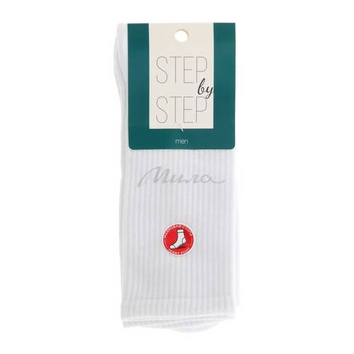 Носки мужские STEP BY STEP Махровая стопа, белый, р. 27-29, арт. НМ 9055-40