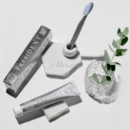 Паста зубная PRESIDENT White RDA 100, 75 г #7